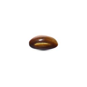Natural Tiger Eye Gemstone 7.45 Carat Certified Wholesale Yellow Cat's Eye Pear Brilliant Cut 10mm - Product Image 3