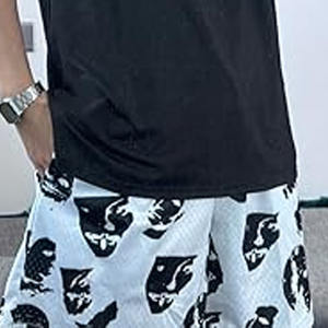 Pantalones Cortos Negros Vintage de Verano para Hombre, Estilo Urbano, Casuales, Subidos por Dress Sports - Product Image 5