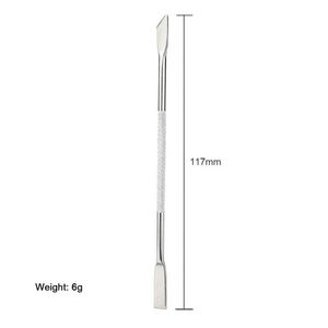 KAAMIR INSTRUMENTS KI--140 Precio de Fábrica Empujador de Cutículas Cuadrado Compacto Profesional para el Cuidado de las Uñas de Acero Inoxidable de Doble Uso - Product Image 3