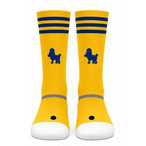 Chaussettes brodées pour femmes, douces et confortables, en mélange de coton, chaussettes de sport décontractées et tendance avec lettres grecques personnalisées - Product Image 1