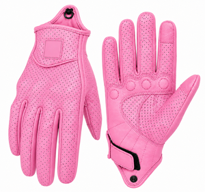 Gants de moto en cuir véritable pour hommes, personnalisés, à doigts entiers, pour BMX, course, été, OEM, ODM, faible MOQ - Product Image 5