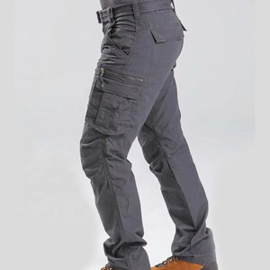 Pantalon cargo sportif pour hommes grandes tailles, respirant, coupe ample, taille mi-haute, de haute qualité, en vente - Product Image 2