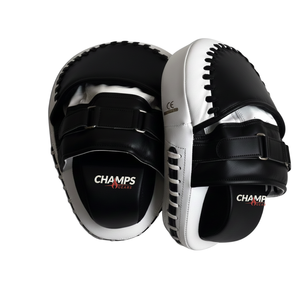 Custom Made Professional High Quality Boxing <b>Focus</b> Mitt Kicking <b>Pad</b> Target Paddle Taekwondo Zebra Sports FP-205 PU Leather - Product Image 3