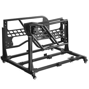 For Jeep Door Storage Cart Thickened Rubber Cushion 4 Moveable Doors Sturdy Car Door Holder Rack for J Series Cargo Carrier - Product Image 1