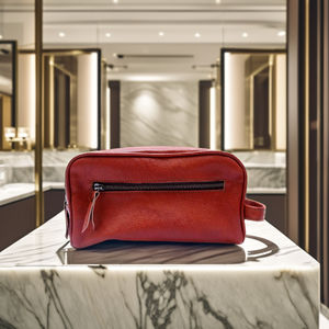 Premium Fashion Leather Lightweight <b>Toiletry</b> <b>Bags</b> for <b>Men</b> & Women - Product Image 2