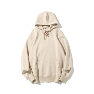 Sweat à capuche zippé pour homme en molleton mélangé coton, col montant, poche kangourou, coupe décontractée, style urbain et streetwear - Product Image 4