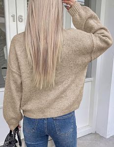 Cárdigan de Punto, Color Sólido, Manga Larga, Cierre de Botones, Suéter Otoñal, 100% Acrílico, Corte Regular - Product Image 5