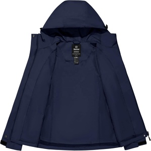 Vestes coupe-vent 100 % polyester 2026 pour femmes – Vestes zippées tendance pour l'entraînement, coupe-vent, en nylon - Product Image 3