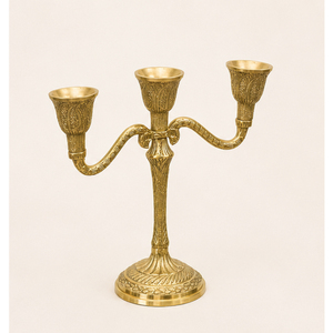 Candélabre à 3 bras en métal de luxe, vente en gros, centre de table pour mariage et décoration d'hôtel, directement de l'usine - Product Image 3