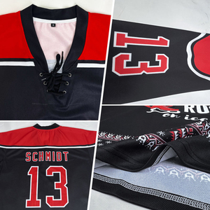Jersey de Hockey sobre Hielo Ligero, Profesional, con Diseño Sublimado Personalizado, de Primera Calidad, para Adultos, Jugadores de Equipo, Ropa Deportiva - Product Image 3