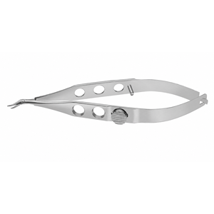 Ciseaux de précision Troutman Katzin pour greffe de cornée, instrument microchirurgical ophtalmique en acier inoxydable pour chirurgie oculaire - Product Image 2