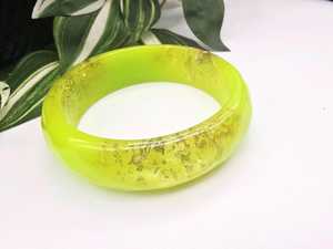 Bracelet léger en résine fine, motif floral peint à la main, étanche, pour femme - Product Image 6