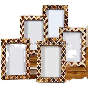 2024 Best Selling Z CRAFTS Decorative Resin Photo <b>Frame</b> High Quality with Horn Recycled Wood Respected Brand - Product Image 1