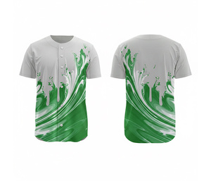 เสื้อเบสบอลทีมแบบกำหนดเอง ผู้จัดจำหน่ายขายส่ง |   ชุดเบสบอลทีมพร้อมโลโก้และหมายเลขแบบกำหนดเอง |   ฐานผ้าโพลีเอสเตอร์ที่ระบายอากาศได้ดี - Product Image 6