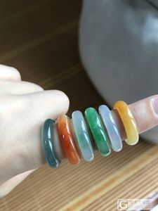 Bagues en résine faites à la main, bijoux fantaisie colorés, bagues ajustables pour femmes et filles - Product Image 3