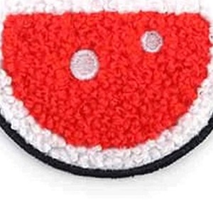 Handmade Embroidered Tiger Face <b>Sew</b>-<b>On</b> <b>Patch</b> Lace Decoration Red Eyes Gold Details Eco-Friendly PVC for Gifts (Nonwoven Felt) - Product Image 2