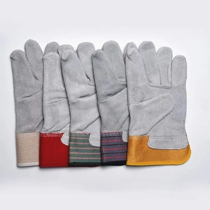 Gants de sécurité pour ouvriers du bâtiment, en cuir de vachette souple, pour la protection des mains lors du soudage - Product Image 1