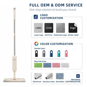 Self Squeezing Floor Cleaning <b>Mop</b> Super Absorbent Fiber Wet <b>Mop</b> Long Handle Household Floor <b>Mop</b> for Bedroom Living Room Kitchen - Product Image 5