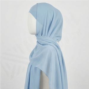 Nouveau hijab instantané en mousseline avec bonnet intégré, design unique, prêt à porter, foulard doux de qualité supérieure, châle élégant - Product Image 3
