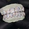 Grillz dentaire personnalisé en moissanite taille princesse, plaqué or 14 carats sur argent 925, style Hip Hop, pour les fêtes - Product Image 3