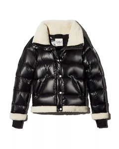 Blouson matelassé argenté à capuche pour homme, coupe-vent, épais, manteau d'hiver décontracté, col montant, fermeture éclair, rembourrage en polyester, vêtement d'extérieur - Product Image 3