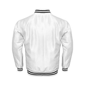 Veste de sport en satin de soie noire unie de haute qualité pour hommes, respirante, style printemps, vente en gros à prix avantageux - Product Image 2
