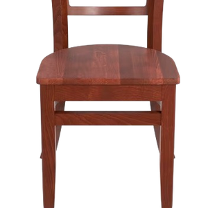Dianesa Traditional Adjustable Height <b>Dining</b> <b>Chair</b> Made of Mahogany Wood with <b>Natural</b> Wood Finish - Product Image 5