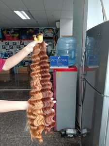 Venta al por mayor 100% Virgen Remy Grado Extensiones de cabello humano vietnamita Onda recta sedosa Máquina de 8-30 pulgadas Trama doble Todos los colores - Product Image 4