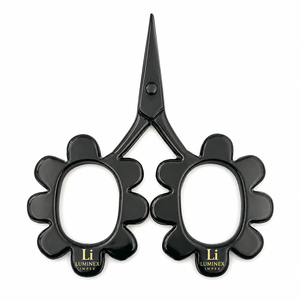 Ciseaux à broder miniatures Putford, à lame en acier inoxydable, manche en plastique, petit modèle bicolore, blanc Degen - Product Image 3