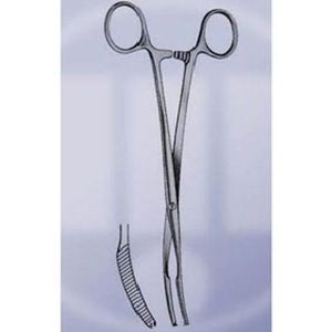 Pinzas Curvas Mikulicz de 18 cm, Herramienta Quirúrgica Profesional de Acero Inoxidable para Procedimientos Médicos - Product Image 3
