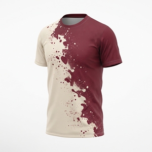 Vente en gros de maillots de sport personnalisés pour hommes, t-shirts en sublimation, coton et polyester, deux tons, vêtements d'entraînement sportif pour la salle de sport, la remise en forme et les activités sportives - Product Image 4