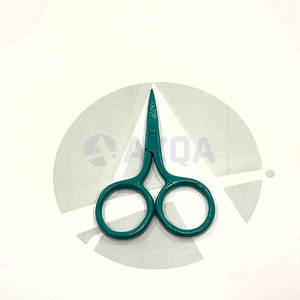 Tijeras de Bordado Mini de Acero Inoxidable, Color Cian Teal, Recubiertas, Punta Fina, Cortador de Hilo, Herramienta de Costura y Manualidades - Product Image 5