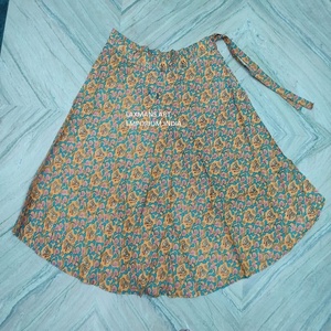 2025 Collection d'été Jupes longues imprimées en coton multicolore pour femmes en gros d'Inde - Product Image 5