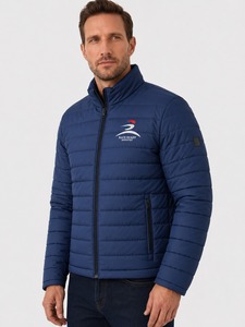 Chaqueta Acolchada de Nylon Casual Personalizada al por Mayor, Chaqueta de Invierno Acolchada para Hombre con Capucha Desmontable Brillante, Talla Grande con Botones - Product Image 4
