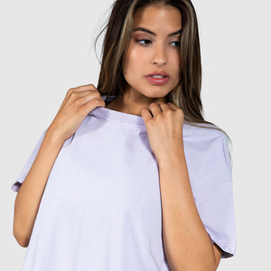 Camiseta de Algodón de Alta Calidad para Mujer, Cuello en V, Secado Rápido, Antiarrugas, Deportiva, para Verano, Estampada, Informal, de Manga Corta - Product Image 5
