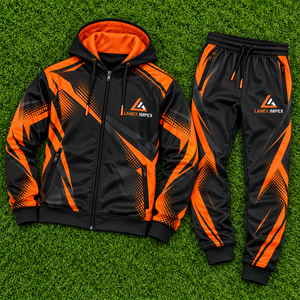 Custom Logo Sublimation <b>Tracksuit</b> Set Personalized Sports Training Jacket and Pants for Teams Lightweight Athletic Apparel OEM - Product Image 6