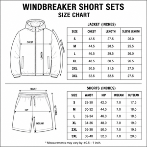 Metallic Bronze <b>Camouflage</b> Men Windbreaker Short Sets Lightweight Nylon Water Resistant Mesh Lined Windbreaker Short Sets - Product Image 6