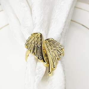 Anillos para Servilletas de Metal Ecológicos, Duraderos y Elegantes, Personalizables, Decoración para Mesa de Comedor para Hogares, Hoteles y Restaurantes - Product Image 1