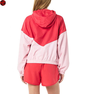 Conjunto de Chaqueta y Pantalones Cortos Deportivos para Mujer, Diseño Color Block, Transpirable, de Secado Rápido, para Actividades al Aire Libre - Product Image 6