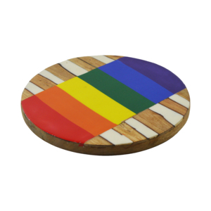 Ensemble de 2 plateaux de service à thème LGBTQ colorés, prix de gros, idéal pour la décoration de la maison et des hôtels, plateaux de service et décoratifs - Product Image 3