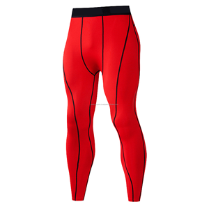 Collants de sport pour hommes basket-ball fitness running training leggings base haute élastique séchage rapide pantalon de compression fitness leggings - Product Image 4