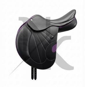 อานม้าเดรสสาจคุณภาพสูง โครงไม้ สายรัดเอวทนทาน หนังแท้นุ่มสบาย ผลิตภัณฑ์สำหรับแข่งม้าแบบอังกฤษจากอินเดีย - Product Image 6