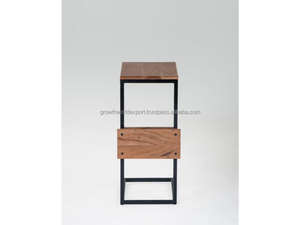 Mesa de Centro en Forma de C para Sofá, Cama, Escritorio Grande, Mesa Auxiliar Moderna con Marco de Madera para Sala de Estar, Comedor, Dormitorio - Product Image 5