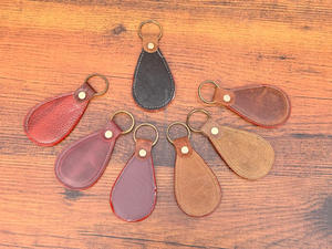 Llaveros de cuero de vaca genuina de alta calidad personalizados de Venta caliente regalos promocionales de cuero occidental llaveros de lujo de sublimación - Product Image 2