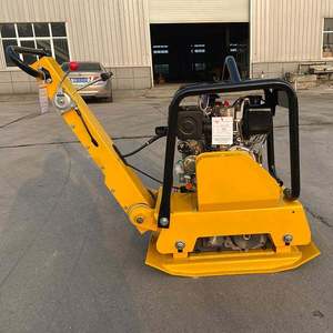 Industrial Grade Plate Compactor High Performance Reversible <b>Vibration</b> Tamper for Soil Sand Gravel Asphalt Road Construction - Product Image 1