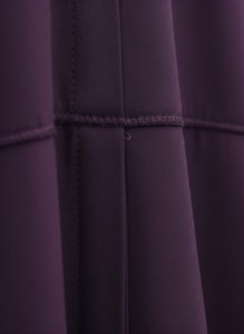 Vestido estilo abaya maxi liso para mujer, de manga larga, con cinturón, modesto, informal, para uso diario. - Product Image 3