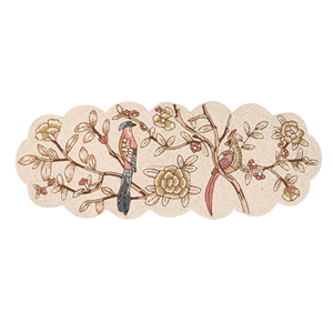 High Quality 36\" Glass Beaded Dining <b>Table</b> <b>Runner</b> With Custom Floral Design Low Price Wedding <b>Runners</b> for Christmas - Product Image 1