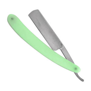 Navaja de afeitar recta para hombre de marca privada, de sándalo y acero inoxidable, para barbería - Product Image 6