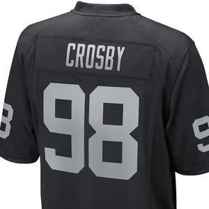 TOP OEM American Football Jersey Wholesale Custom Design 100% Polyester Unisex Short Sleeve Anti-Bacterial Breathable <b>Sale</b> - Product Image 3