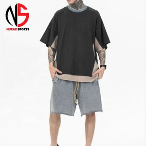 Camisetas Vintage de Alta Calidad para Hombre, Estilo Hip Hop, Cuello Redondo, Corte Holgado, 100% Algodón, Camisetas Lisas para Hombre, Estampadas, 2026 - Product Image 6